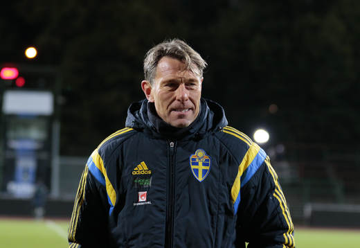 Sveriges förbunskapten Håkan Ericson