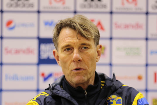 Sveriges förbundskapten Håkan Ericson