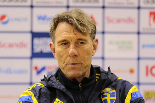 Sveriges förbundskapten Håkan Ericson