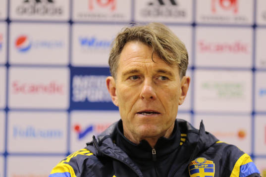 Sveriges förbundskapten Håkan Ericson