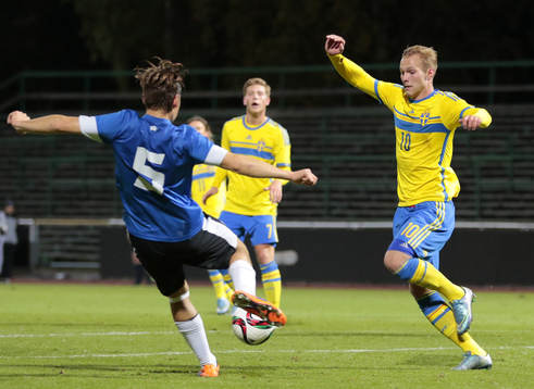 Estlands Kevin Aloe, Sveriges Gustav Engvall