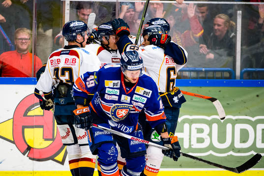 Djurgårdens Patrick Thoresen jublar