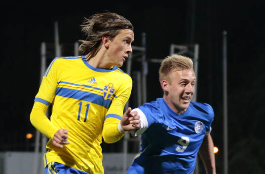 Sveriges Kristoffer Olsson, Estlands Magnus Karofeld