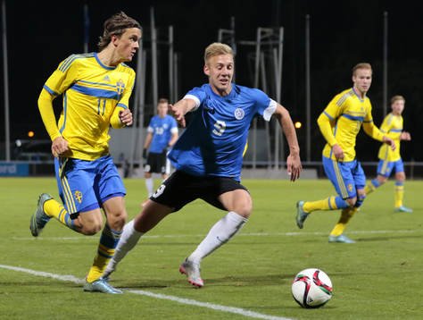 Sveriges Kristoffer Olsson, Estlands Magnus Karofeld