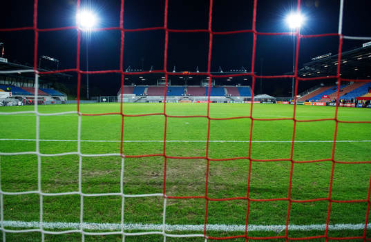 Vy över Rheinpark Stadion