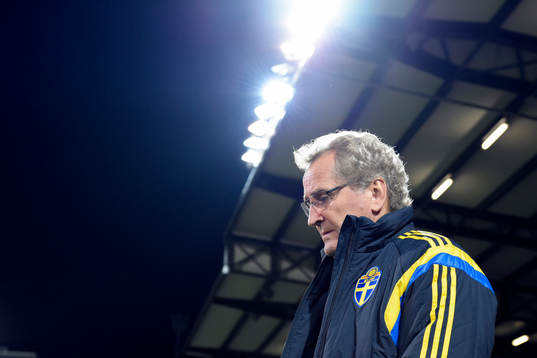 Sveriges förbundskapten Erik Hamrén