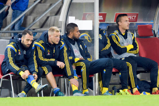 Sveriges Abdul Khalili, John Guidetti, Isaac Kiese Thelin