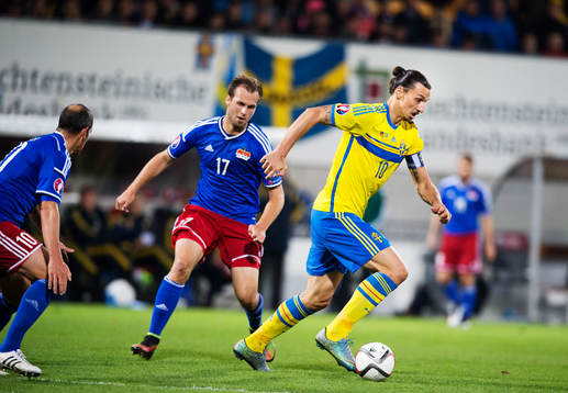 Sveriges Zlatan Ibrahimovic