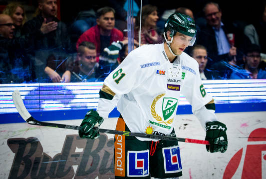 Färjestads Daniel Gunnarsson deppar