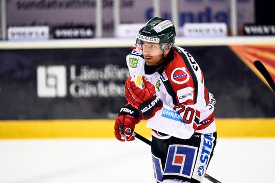 Frölundas Joel Lundqvist jublar