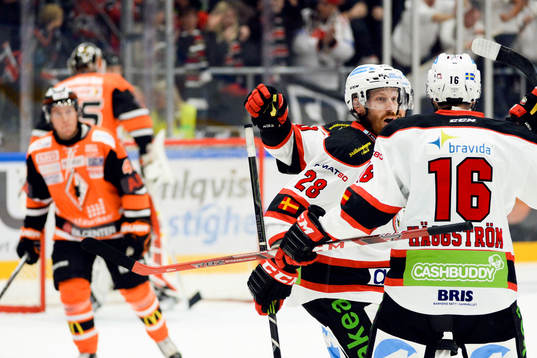 Malmö Redhawks Jens Olsson jublar