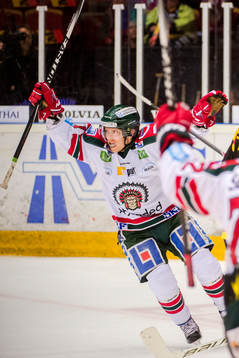 Frölundas Ryan Lasch jublar