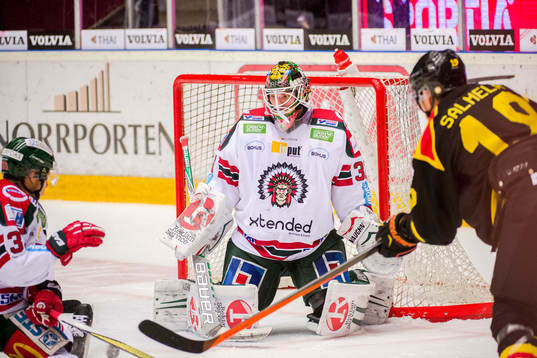 Frölundas målvakt Johan Gustafsson