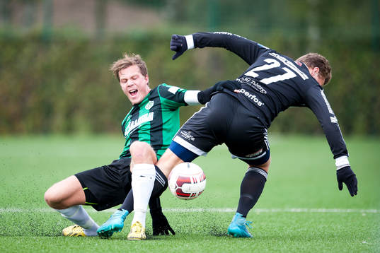 Högaborgs Jesper Larsson  och Tenhults Philip Djup