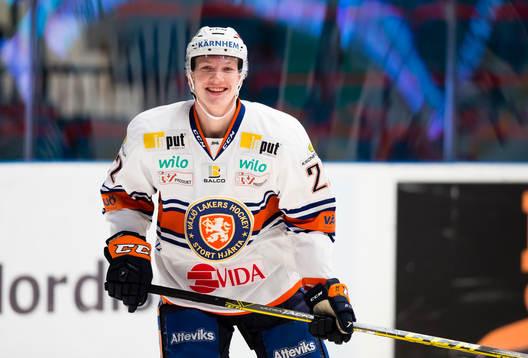 Växjös Gustav Rydahl ser glad ut