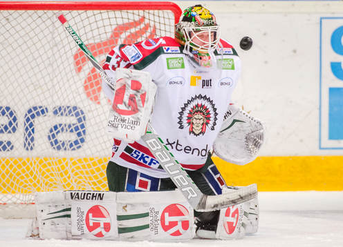 Frölundas målvakt Johan Gustafsson