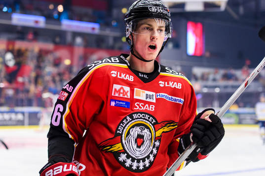 Luleås Peter Cehlarik jublar