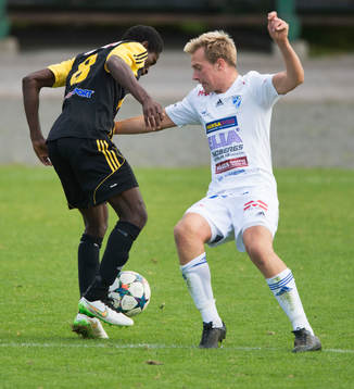 i matchen i division 2 mellan IFK Hässleholm och Berga i