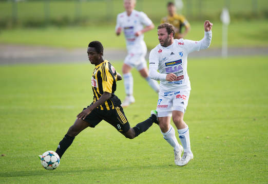 i matchen i division 2 mellan IFK Hässleholm och Berga i