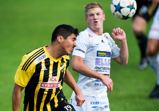 IFK Hässleholms Diego Delgado i matchen i division 2