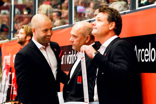 Örebros assisterande tränare Johan Tornberg och tränare