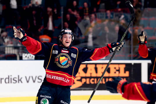 Djurgårdens Marcus Högström jublar
