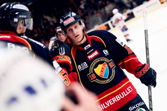 Djurgårdens Marcus Sörensen jublar
