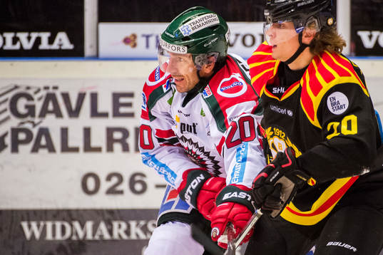 Frölundas Joel Lundqvist och Brynäs Adam Brodecki