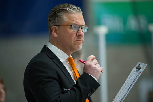 Karlskronas tränare Per Hånberg deppar