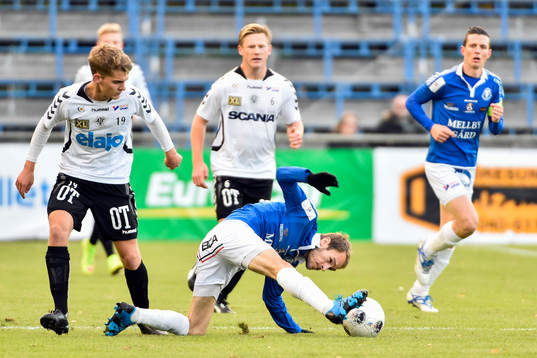 Trelleborgs Zoran Jovanovic och Oskarshamns Martin Karlsson