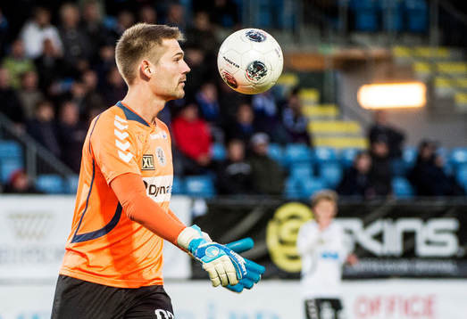 Oskarshamns målvakt Lucas Hägg-Johansson