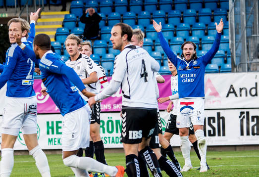 Trelleborgs Robin Jakobsson jublar