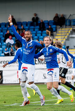 Trelleborgs Salif Camara Jönsson och Magnus Andersson