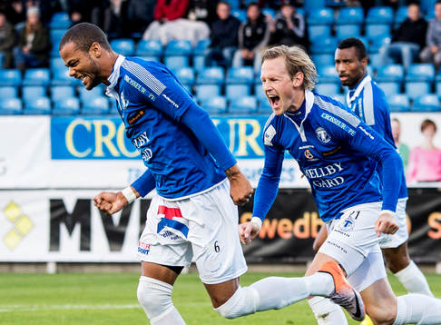 Trelleborgs Salif Camara Jönsson och Magnus Andersson