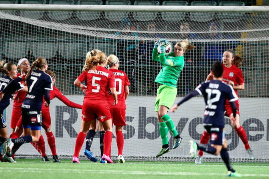 Eskilstunas målvakt Emelie Lundberg