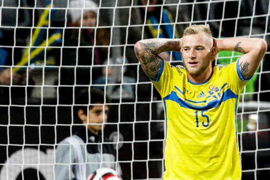 Sveriges John Guidetti deppar