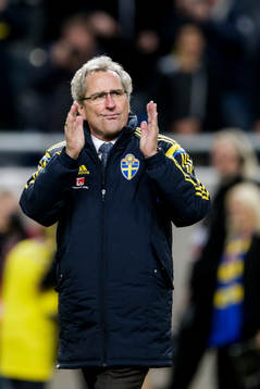 Sveriges förbundskapten Erik Hamrén