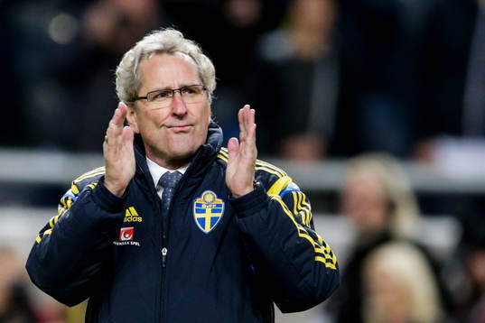 Sveriges förbundskapten Erik Hamrén