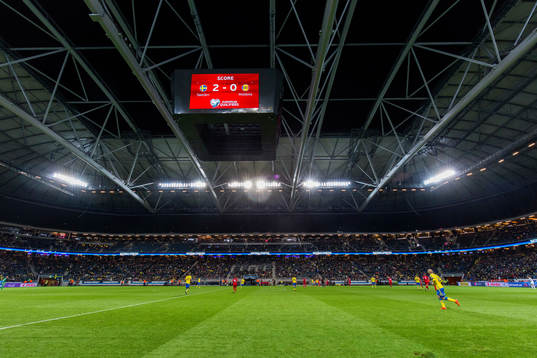 Generell vy över Friends Arena