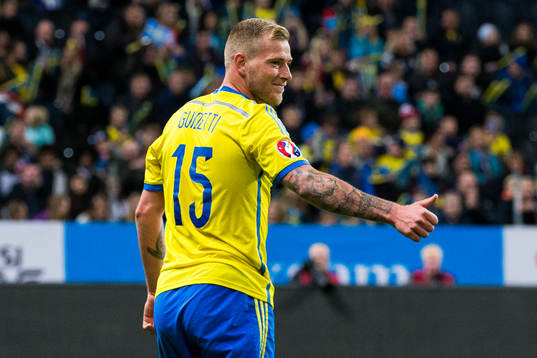 Sveriges John Guidetti gör tummen upp