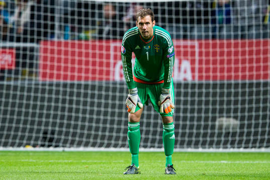 Sveriges målvakt Andreas Isaksson