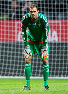 Sveriges målvakt Andreas Isaksson