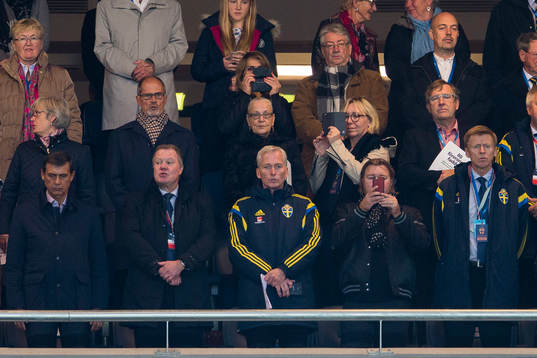 Svenska fotbollsförbundets ordförande Karl-Erik Nilsson,