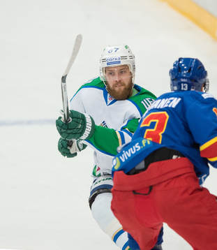 Linus Omark. Jokerit - Salavat Julajev Ufa. KHL. 12.10.2015