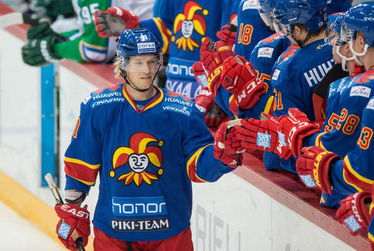 Mathis Olimb. Jokerit - Salavat Julajev Ufa. KHL. 12.10.2015