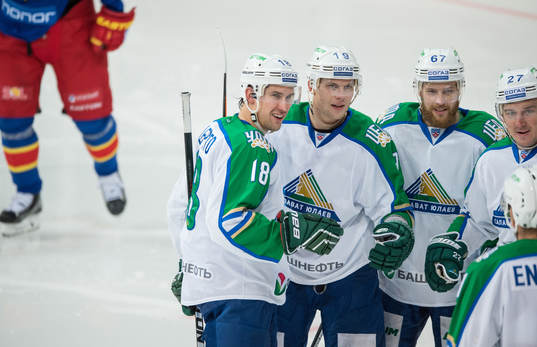 Sami Lepistö (18), Linus Omark (67), Jokerit - Salavat