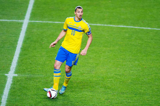 Sveriges Zlatan Ibrahimovic