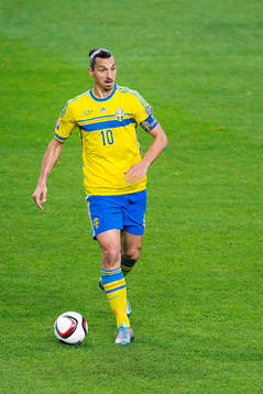 Sveriges Zlatan Ibrahimovic