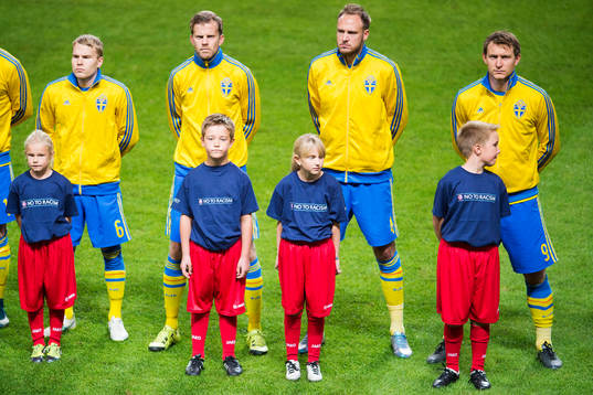 Sveriges John Guidetti, Oscar Lewicki, Mikael Antonsson,