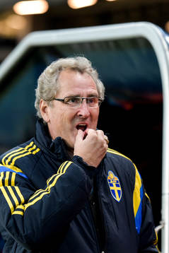 Sveriges förbundskapten Erik Hamrén